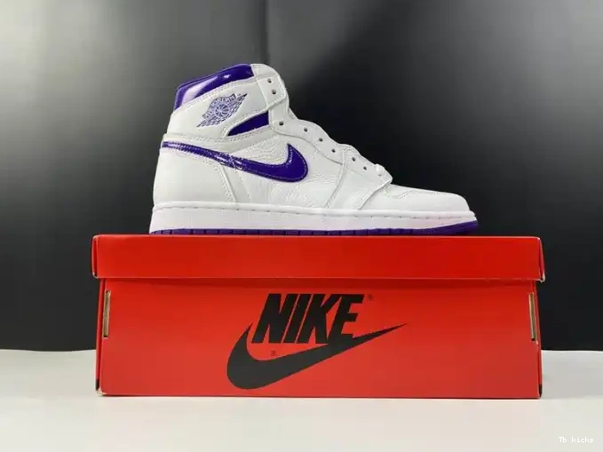 Rep TBK AIR HIGH JORDAN COURT 1 PURPLE RETRO CD0461-151 0617